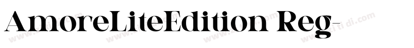 AmoreLiteEdition Reg字体转换
